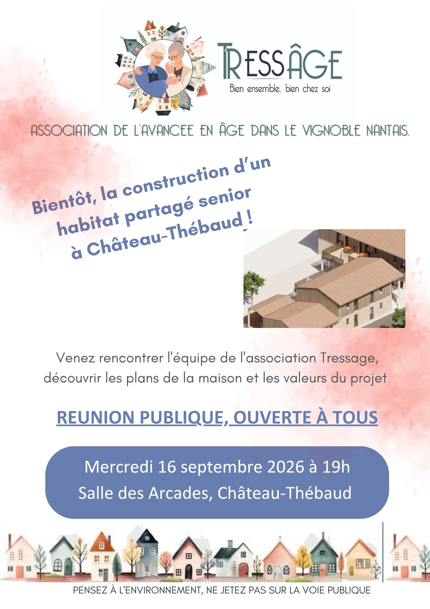 Bientôt la construction d’un habitat partagé sénior à Château-Thébaud !